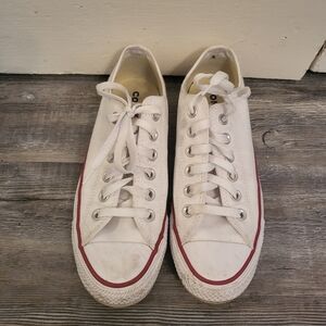 White Low Top Converse